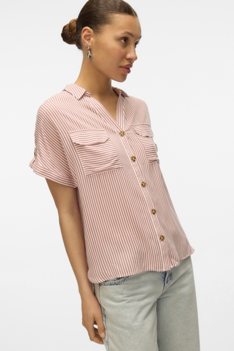 Vero Moda vmbumpy ss shirt wvn noos